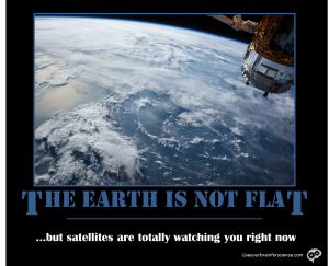 Flat Earth Satellites